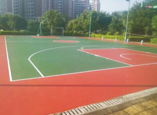 塑胶活动场地 / 彩色透视地坪